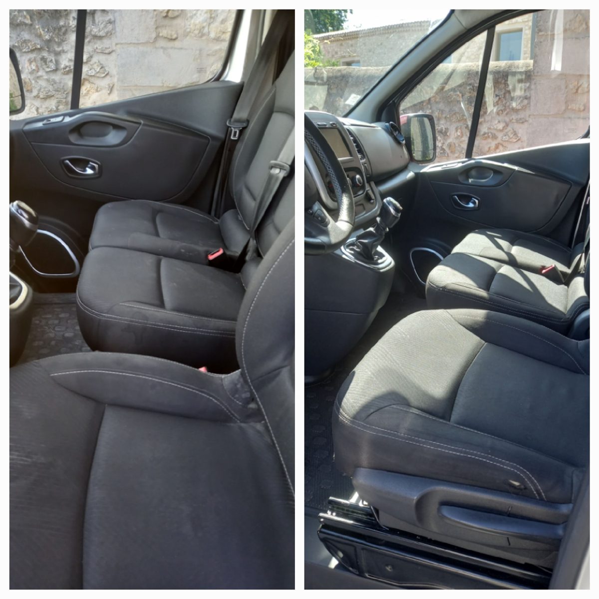 Renault Trafic avant et après
